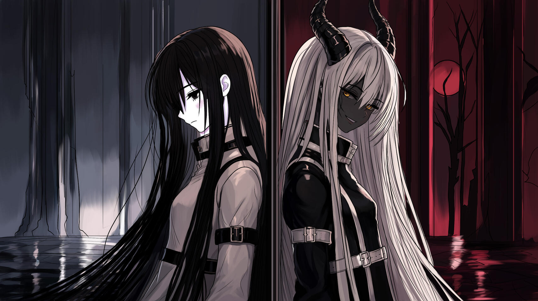 Dual Character Illustration