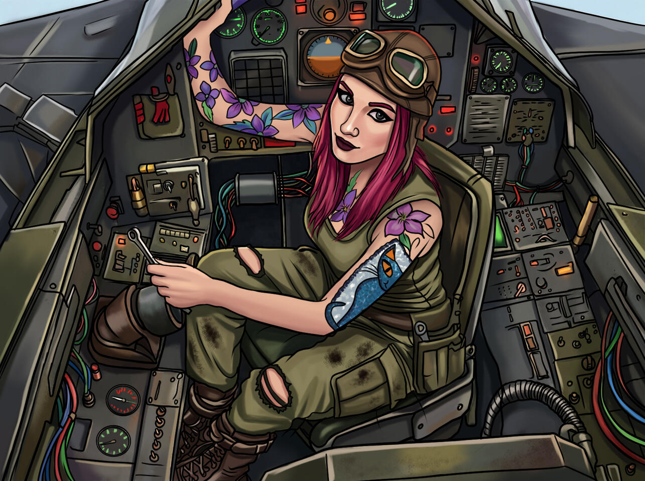 Sephia the mechanic